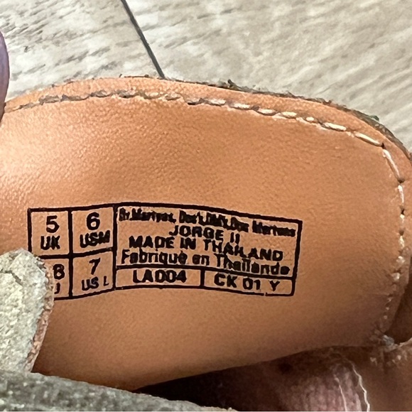 Dr Martens Jorge ii olive green Size 7 Slingback Mules - Picture 10 of 10